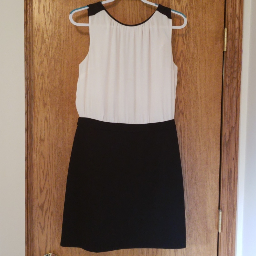Black and white dress